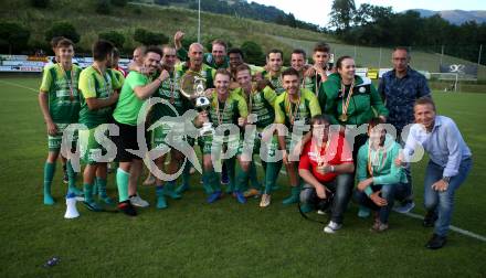 Fussball Kaerntner Liga. Lendorf gegen Annabichler SV. Jubel (Lendorf). Lendorf, am 15.6.2018.
Foto: Kuess
---
pressefotos, pressefotografie, kuess, qs, qspictures, sport, bild, bilder, bilddatenbank