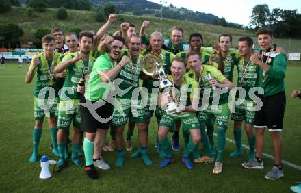 Fussball Kaerntner Liga. Lendorf gegen Annabichler SV. Jubel (Lendorf). Lendorf, am 15.6.2018.
Foto: Kuess
---
pressefotos, pressefotografie, kuess, qs, qspictures, sport, bild, bilder, bilddatenbank