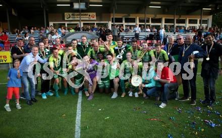 Fussball Kaerntner Liga. Lendorf gegen Annabichler SV.  Jubel (Lendorf). Lendorf, am 15.6.2018.
Foto: Kuess
---
pressefotos, pressefotografie, kuess, qs, qspictures, sport, bild, bilder, bilddatenbank