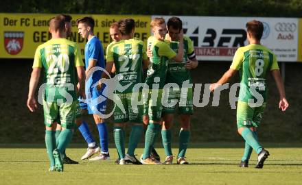 Fussball Kaerntner Liga. Lendorf gegen Annabichler SV. Torjubel Christian Kautz (Lendorf). Lendorf, am 15.6.2018.
Foto: Kuess
---
pressefotos, pressefotografie, kuess, qs, qspictures, sport, bild, bilder, bilddatenbank