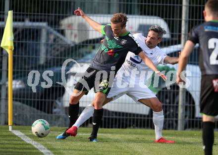 Fussball OEFB Cup. SAK gegen Voelkermarkt. Thomas Riedl, (SAK),  Roman Adunka  (Voelkermarkt). Klagenfurt, am 20.7.2018.
Foto: Kuess
---
pressefotos, pressefotografie, kuess, qs, qspictures, sport, bild, bilder, bilddatenbank