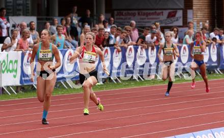 Leichtathletik. Oesterreichische Meisterschaften 2018.  4x100 Meter Frauen. Alexandra SCHEFTNER (Nr. 207), Annette HERISZT (Nr. 30). Klagenfurt, am 22.7.2018.
Foto: Kuess
---
pressefotos, pressefotografie, kuess, qs, qspictures, sport, bild, bilder, bilddatenbank