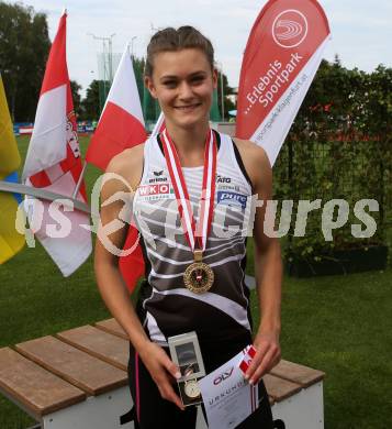 Leichtathletik, Oesterreichische Meisterschaften 2018.   100 Meter Frauen.  Alexandra Toth,. Klagenfurt, am 21.7.2018.
Foto: Kuess
---
pressefotos, pressefotografie, kuess, qs, qspictures, sport, bild, bilder, bilddatenbank