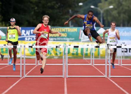 Leichtathletik. Oesterreichische Meisterschaften 2018.  400 Meter Huerden. Markus Kornfeld (Nr. 32), Dominik Hufnagl (Nr. 174). Klagenfurt, am 22.7.2018.
Foto: Kuess
---
pressefotos, pressefotografie, kuess, qs, qspictures, sport, bild, bilder, bilddatenbank