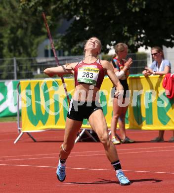 Leichtathletik. Oesterreichische Meisterschaften 2018.  Speerwurd Frauen. Ivona Dadic. Klagenfurt, am 22.7.2018.
Foto: Kuess
---
pressefotos, pressefotografie, kuess, qs, qspictures, sport, bild, bilder, bilddatenbank