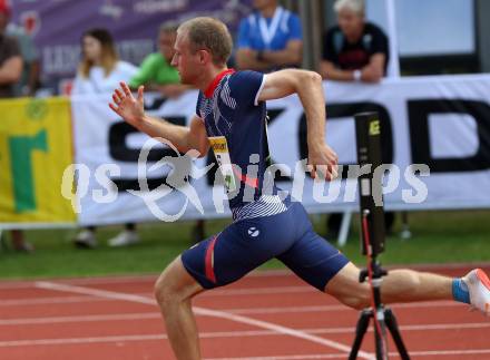 Leichtathletik, Oesterreichische Meisterschaften 2018.   100 Meter. Markus Karlin. Klagenfurt, am 21.7.2018.
Foto: Kuess
---
pressefotos, pressefotografie, kuess, qs, qspictures, sport, bild, bilder, bilddatenbank