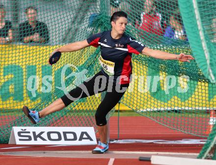 Leichtathletik, Oesterreichische Meisterschaften 2018.   Diskus. Veronika Watzek. Klagenfurt, am 21.7.2018.
Foto: Kuess
---
pressefotos, pressefotografie, kuess, qs, qspictures, sport, bild, bilder, bilddatenbank