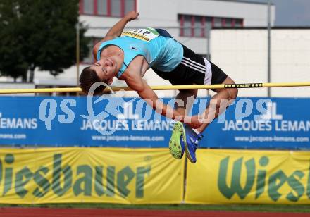 Leichtathletik, Oesterreichische Meisterschaften 2018.   Hochsprung. Valentin Roland Voit. Klagenfurt, am 21.7.2018.
Foto: Kuess
---
pressefotos, pressefotografie, kuess, qs, qspictures, sport, bild, bilder, bilddatenbank