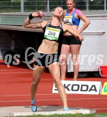 Leichtathletik. Oesterreichische Meisterschaften 2018.  Verena Preiner. Klagenfurt, am 22.7.2018.
Foto: Kuess
---
pressefotos, pressefotografie, kuess, qs, qspictures, sport, bild, bilder, bilddatenbank