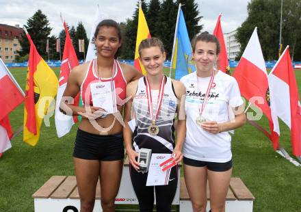 Leichtathletik. Oesterreichische Meisterschaften 2018. 200 Meter Frauen. Savannah MAPALAGAMA, Alexandra TOTH, Susanne WALLI. Klagenfurt, am 22.7.2018.
Foto: Kuess
---
pressefotos, pressefotografie, kuess, qs, qspictures, sport, bild, bilder, bilddatenbank