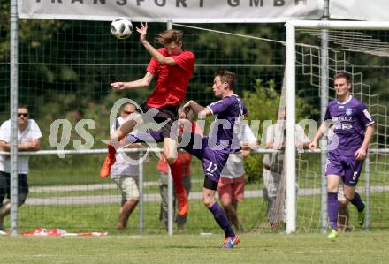 Fussball Unterliga Ost. Gurnitz gegen Eisenkappel.  Michael Kolbitsch, (Gurnitz), Raphael Sadovnik (Eisenkappel). Gurnitz, am 29.7.2018.
Foto: Kuess
---
pressefotos, pressefotografie, kuess, qs, qspictures, sport, bild, bilder, bilddatenbank