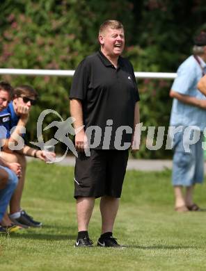 Fussball Unterliga Ost. Gurnitz gegen Eisenkappel. Trainer Peter Reinwald (Eisenkappel). Gurnitz, am 29.7.2018.
Foto: Kuess
---
pressefotos, pressefotografie, kuess, qs, qspictures, sport, bild, bilder, bilddatenbank
