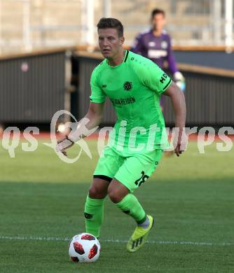 Fussball Testspiel. RZ Pellets WAC gegen Hannover 96.  Kevin Wimmer  (Hannover). Wolfsberg, am 1.8.2018.
Foto: Kuess
---
pressefotos, pressefotografie, kuess, qs, qspictures, sport, bild, bilder, bilddatenbank