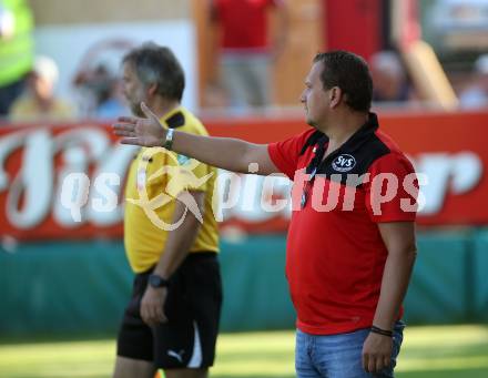 Fussball. Kaerntner Liga. St. Jakob/Rosental gegen Matrei. Trainer Alexander Suppantschitsch (St. Jakob). St. Jakob, 4.8.2018.
Foto: Kuess
---
pressefotos, pressefotografie, kuess, qs, qspictures, sport, bild, bilder, bilddatenbank