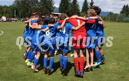 Schuelerliga Semifinale. BG/BRG/SRG Klagenfurt - Lerchenfeld gegen BRG Steyr.  Jubel (Lerchenfeld). Finkenstein, am 26.6.2018.
Foto: Kuess
---
pressefotos, pressefotografie, kuess, qs, qspictures, sport, bild, bilder, bilddatenbank
