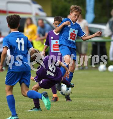 Schuelerliga Semifinale. BG/BRG/SRG Klagenfurt - Lerchenfeld gegen BRG Steyr. Maximilian Trappitsch (Lerchenfeld), Paul Schwaiger (Steyr). Finkenstein, am 26.6.2018.
Foto: Kuess
---
pressefotos, pressefotografie, kuess, qs, qspictures, sport, bild, bilder, bilddatenbank