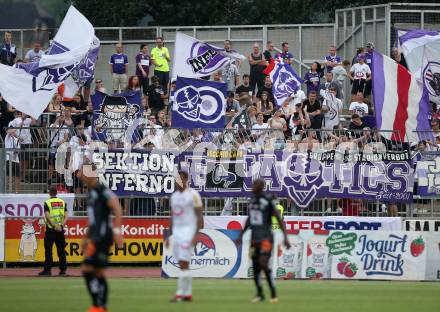 Fussball tipico Bundesliga. RZ Pellets WAC gegen FK Austria Wien.  Fans  (Austria Wien). Wolfsberg, am 5.8.2018.
Foto: Kuess

---
pressefotos, pressefotografie, kuess, qs, qspictures, sport, bild, bilder, bilddatenbank
