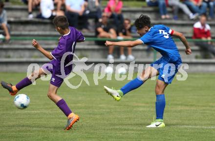 Schuelerliga Semifinale. BG/BRG/SRG Klagenfurt - Lerchenfeld gegen BRG Steyr. Daniel Genser (Lerchenfeld), Julian Tischler (Steyr). Finkenstein, am 26.6.2018.
Foto: Kuess
---
pressefotos, pressefotografie, kuess, qs, qspictures, sport, bild, bilder, bilddatenbank