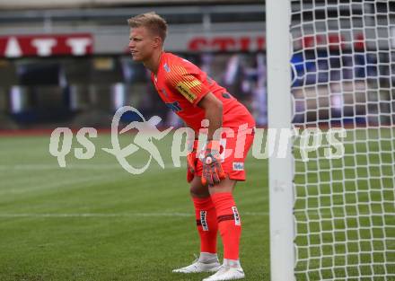 Fussball tipico Bundesliga. RZ Pellets WAC gegen FK Austria Wien.  Patrick Pentz   (Austria Wien). Wolfsberg, am 5.8.2018.
Foto: Kuess

---
pressefotos, pressefotografie, kuess, qs, qspictures, sport, bild, bilder, bilddatenbank