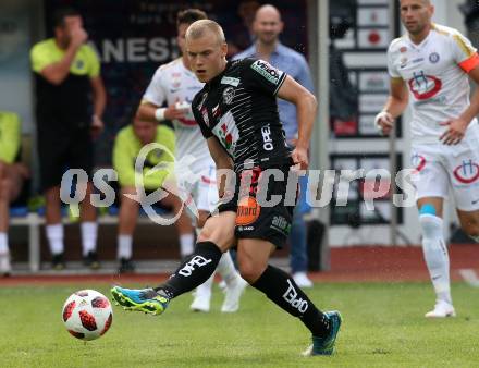Fussball tipico Bundesliga. RZ Pellets WAC gegen FK Austria Wien.  Sven Sprangler (WAC). Wolfsberg, am 5.8.2018.
Foto: Kuess

---
pressefotos, pressefotografie, kuess, qs, qspictures, sport, bild, bilder, bilddatenbank