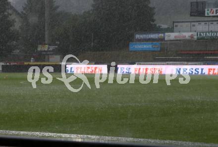 Fussball tipico Bundesliga. RZ Pellets WAC gegen FK Austria Wien.  Regen in der Lavanttal Arena. Wolfsberg, am 5.8.2018.
Foto: Kuess

---
pressefotos, pressefotografie, kuess, qs, qspictures, sport, bild, bilder, bilddatenbank