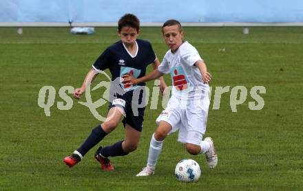 Fussball Schuelerliga. Bundesmeisterschaft. Finale. BG/BRG/SRG Klagenfurt-Lerchenfeld U13 gegen NSMS 10 Wendstattgasse U13. Matteo Juvan (Lerchenfeld). Landskron, am 28.6.2018.
Foto: Kuess
---
pressefotos, pressefotografie, kuess, qs, qspictures, sport, bild, bilder, bilddatenbank