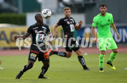 Fussball Testspiel. RZ Pellets WAC gegen Hannover 96. Dever Orgill (WAC). Wolfsberg, am 1.8.2018.
Foto: Kuess
---
pressefotos, pressefotografie, kuess, qs, qspictures, sport, bild, bilder, bilddatenbank