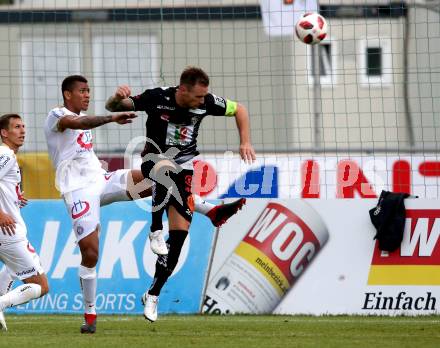 Fussball tipico Bundesliga. RZ Pellets WAC gegen FK Austria Wien. Michael Sollbauer, (WAC),  Igor Julio Dos Santos De Paulo  (Austria Wien). Wolfsberg, am 5.8.2018.
Foto: Kuess

---
pressefotos, pressefotografie, kuess, qs, qspictures, sport, bild, bilder, bilddatenbank