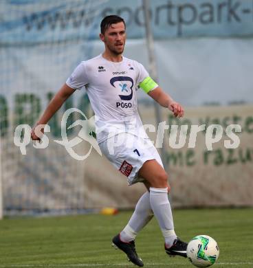 Fussball. Kaerntner Liga. SAK gegen St. Michael/Bleiburg.  Darjan Aleksic (SAK). Klagenfurt, 3.8.2018.
Foto: Kuess
---
pressefotos, pressefotografie, kuess, qs, qspictures, sport, bild, bilder, bilddatenbank