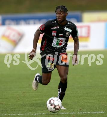 Fussball Testspiel. RZ Pellets WAC gegen Hannover 96. Ash Kigbu (WAC). Wolfsberg, am 1.8.2018.
Foto: Kuess
---
pressefotos, pressefotografie, kuess, qs, qspictures, sport, bild, bilder, bilddatenbank
