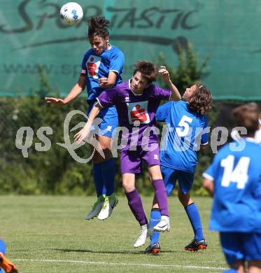 Schuelerliga Semifinale. BG/BRG/SRG Klagenfurt - Lerchenfeld gegen BRG Steyr.  Daniel Genser, Noah Pogatetz (Lerchenfeld). Finkenstein, am 26.6.2018.
Foto: Kuess
---
pressefotos, pressefotografie, kuess, qs, qspictures, sport, bild, bilder, bilddatenbank