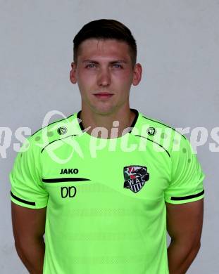 Fussball Bundesliga. WAC.  Mannschaftsfototermin, Portrait.   Dominik Deutschl. Wolfsberg, am 31.7.2018.
Foto: Kuess
---
pressefotos, pressefotografie, kuess, qs, qspictures, sport, bild, bilder, bilddatenbank