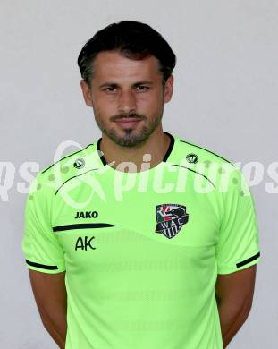 Fussball Bundesliga. WAC.  Mannschaftsfototermin, Portrait.   Adnan Karic . Wolfsberg, am 31.7.2018.
Foto: Kuess
---
pressefotos, pressefotografie, kuess, qs, qspictures, sport, bild, bilder, bilddatenbank