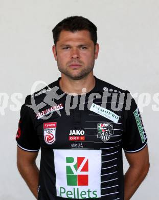 Fussball Bundesliga. WAC.  Mannschaftsfototermin, Portrait.   Nemanja Rnic . Wolfsberg, am 31.7.2018.
Foto: Kuess
---
pressefotos, pressefotografie, kuess, qs, qspictures, sport, bild, bilder, bilddatenbank
