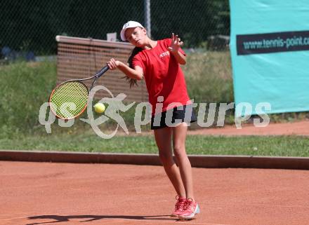 Tennis. Alpe Adria Kids Tour. Kaernten vs. Slowenien.   Lisa Marie Fellner. Klagenfurt, 4.8.2018.
Foto: Kuess
---
pressefotos, pressefotografie, kuess, qs, qspictures, sport, bild, bilder, bilddatenbank
