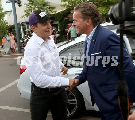 Starmeile. Walk of Fame Velden. Markus Salcher, Paul Vogel. Velden, am 22.7.2018.
Foto: Kuess
---
pressefotos, pressefotografie, kuess, qs, qspictures, sport, bild, bilder, bilddatenbank