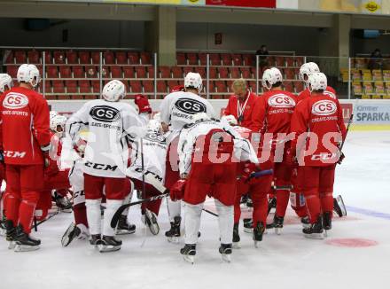 Eishockey Bundesliga. EC KAC. Training. Trainer Petri Matikainen. Klagenfurt, 6.8.2018.
Foto: Kuess
---
pressefotos, pressefotografie, kuess, qs, qspictures, sport, bild, bilder, bilddatenbank