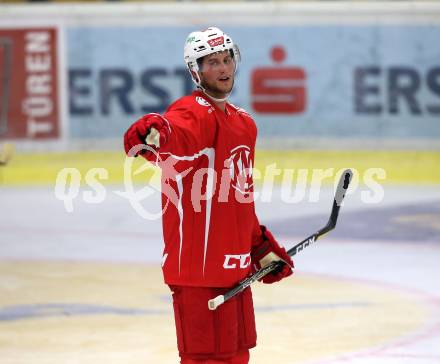 Eishockey Bundesliga. EC KAC. Training. Adam Comrie. Klagenfurt, 6.8.2018.
Foto: Kuess
---
pressefotos, pressefotografie, kuess, qs, qspictures, sport, bild, bilder, bilddatenbank
