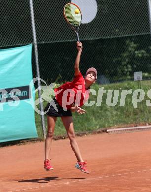 Tennis. Alpe Adria Kids Tour. Kaernten vs. Slowenien.   Lisa Marie Fellner. Klagenfurt, 4.8.2018.
Foto: Kuess
---
pressefotos, pressefotografie, kuess, qs, qspictures, sport, bild, bilder, bilddatenbank