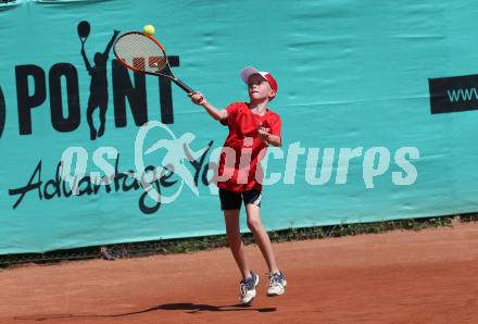 Tennis. Alpe Adria Kids Tour. Kaernten vs. Slowenien.   Paul Lukas Puaschitz. Klagenfurt, 4.8.2018.
Foto: Kuess
---
pressefotos, pressefotografie, kuess, qs, qspictures, sport, bild, bilder, bilddatenbank
