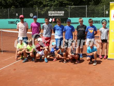 Tennis. Alpe Adria Kids Tour. Kaernten vs. Slowenien. Team Kaernten . Klagenfurt, 4.8.2018.
Foto: Kuess
---
pressefotos, pressefotografie, kuess, qs, qspictures, sport, bild, bilder, bilddatenbank