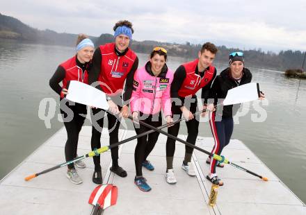 Rudern. Anna Berger, Gabriel Hohensasser, Magdalena Lobnig, Maximilian Kohlmayer, Katharina Lobnig. Voelkermarkt, am 29.3.2018.
Foto: Kuess
---
pressefotos, pressefotografie, kuess, qs, qspictures, sport, bild, bilder, bilddatenbank