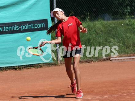 Tennis. Alpe Adria Kids Tour. Kaernten vs. Slowenien.   Lisa Marie Fellner. Klagenfurt, 4.8.2018.
Foto: Kuess
---
pressefotos, pressefotografie, kuess, qs, qspictures, sport, bild, bilder, bilddatenbank