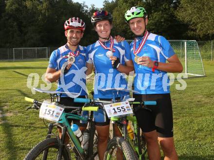 Mountainbike Orientierugslauf. Oesterreichische Meisterschaft. Austrian Championsship. Langdistanz.   Kevin Haselsberger, Marina Reiner, Georg Koffler. Maria Gail, am 28.7.2018.
Foto: Kuess
---
pressefotos, pressefotografie, kuess, qs, qspictures, sport, bild, bilder, bilddatenbank