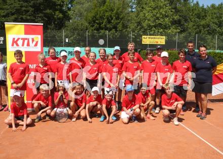 Tennis. Alpe Adria Kids Tour. Kaernten vs. Slowenien. Team Kaernten . Klagenfurt, 4.8.2018.
Foto: Kuess
---
pressefotos, pressefotografie, kuess, qs, qspictures, sport, bild, bilder, bilddatenbank