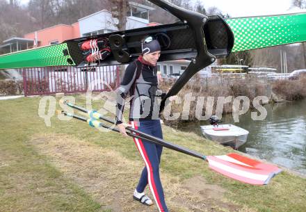 Rudern.  Katharina Lobnig. Voelkermarkt, am 29.3.2018.
Foto: Kuess
---
pressefotos, pressefotografie, kuess, qs, qspictures, sport, bild, bilder, bilddatenbank