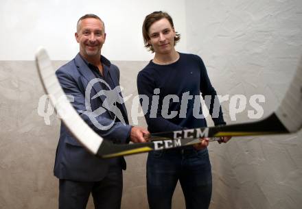 Eishockey. Peter Kasper, David Maier. Klagenfurt, am 6.7.2018.
Foto: Kuess
---
pressefotos, pressefotografie, kuess, qs, qspictures, sport, bild, bilder, bilddatenbank