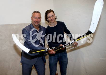 Eishockey. Peter Kasper, David Maier. Klagenfurt, am 6.7.2018.
Foto: Kuess
---
pressefotos, pressefotografie, kuess, qs, qspictures, sport, bild, bilder, bilddatenbank