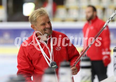 Eishockey Bundesliga. EC KAC. Training. Trainer Petri Matikainen. Klagenfurt, 6.8.2018.
Foto: Kuess
---
pressefotos, pressefotografie, kuess, qs, qspictures, sport, bild, bilder, bilddatenbank