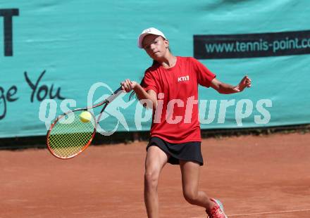 Tennis. Alpe Adria Kids Tour. Kaernten vs. Slowenien.   Lisa Marie Fellner. Klagenfurt, 4.8.2018.
Foto: Kuess
---
pressefotos, pressefotografie, kuess, qs, qspictures, sport, bild, bilder, bilddatenbank